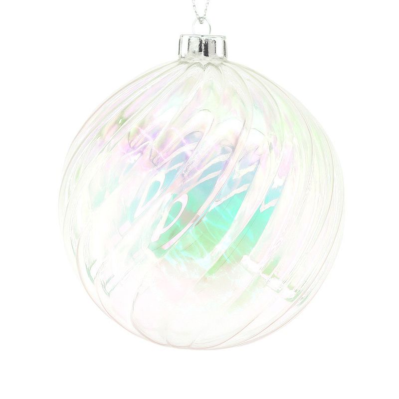 Bomba Navideña 15 Cm Color Tornasol