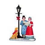 Figura Pareja Cantando Villancicos para Villa Navideña