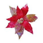 Pascua Roja con Detalles Dorados