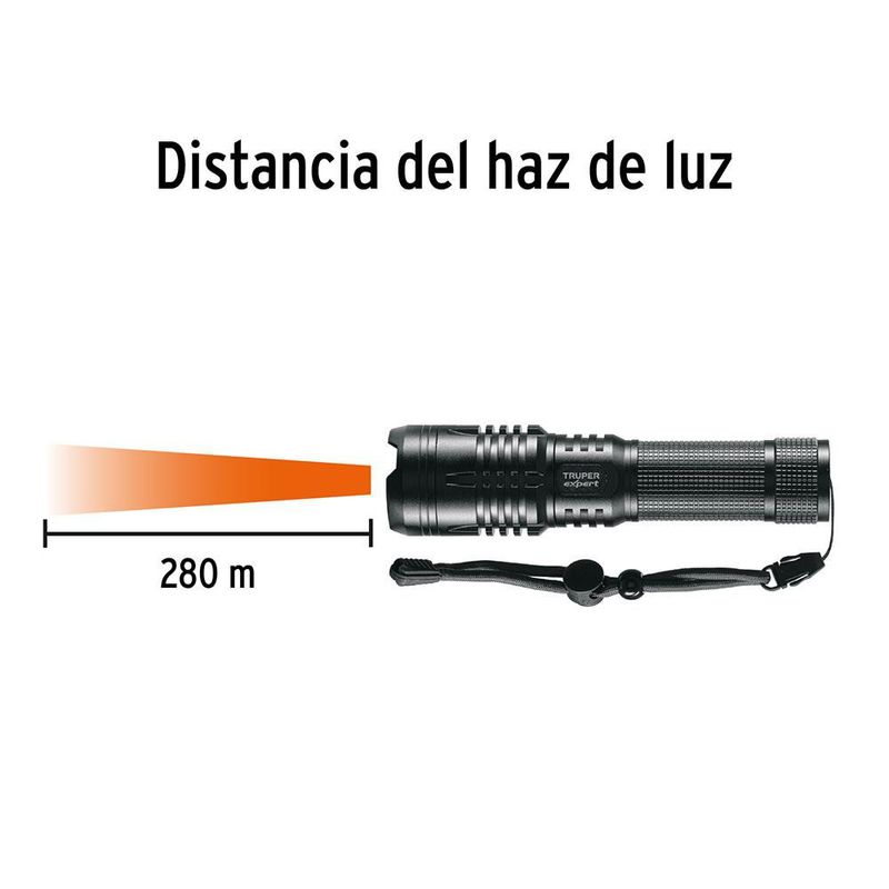 Linterna de Mano Recargable LED de 670 Lm