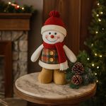 Muñeco de Nieve con Chaleco Decorativo