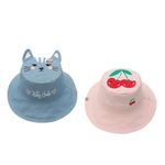 Sombrero Reversible Gato Cereza Talla 2-4 T