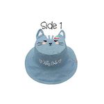 Sombrero Reversible Gato Cereza Talla 2-4 T