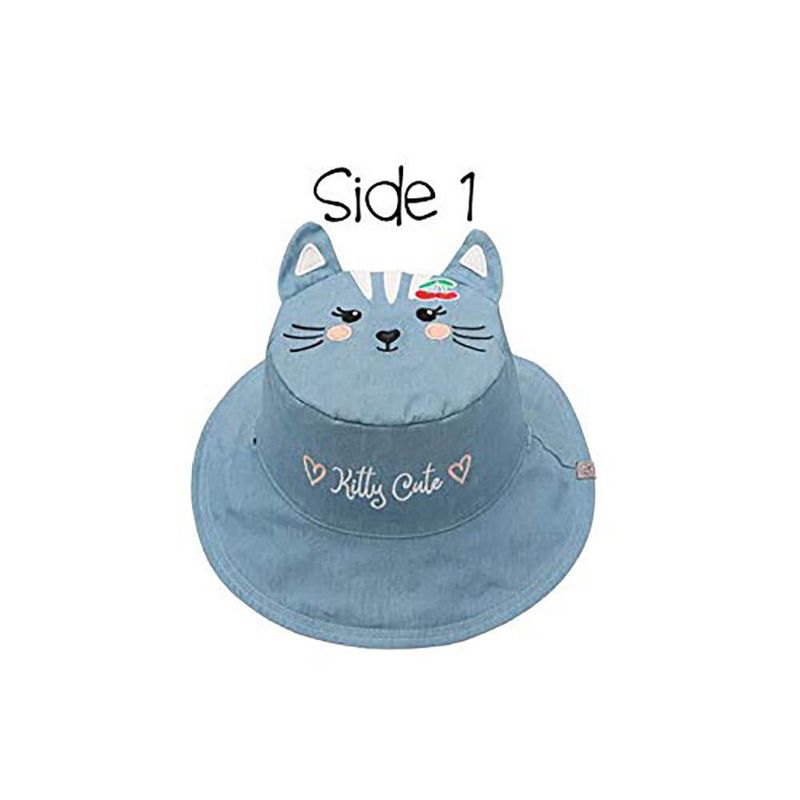 Sombrero Reversible Gato Cereza Talla 2-4 T