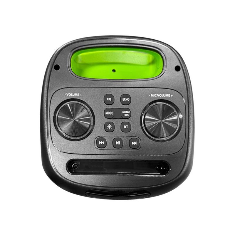 Bocina Portátil Boomblaster LED Negra