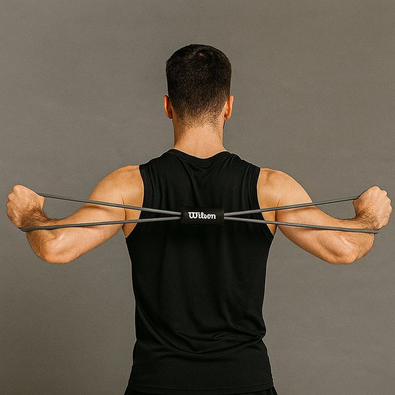 Liga de Resistencia Wilson Tipo 8 para Entrenamiento Extra Fuerte con Agarrador