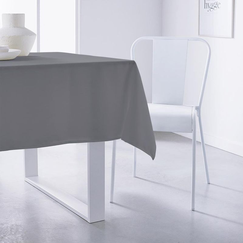 Mantel Rectangular Gris 150 x 250 Cm