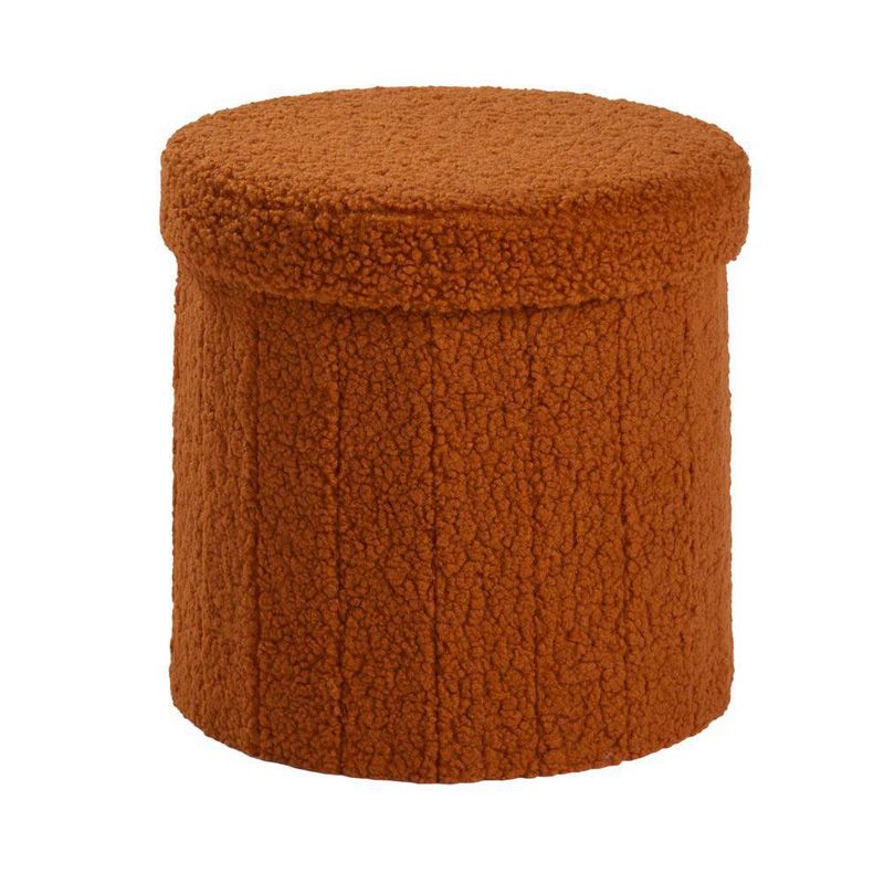 Taburete-Plegable-Redondo-con-Almacenamiento-Caramelo