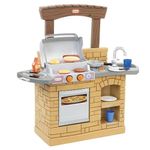 Cocinita de Juguete Outdoor BBQ Parrilla y Horno