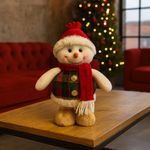 Muñeco de Nieve con Chaleco Decorativo