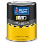 Pintura Tráfico Caucho Clorado Mate Negro