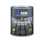 Pintura KEM Galvanizado Base Agua Rojo Óxido