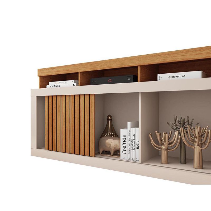 Rack para TV Café y Crema