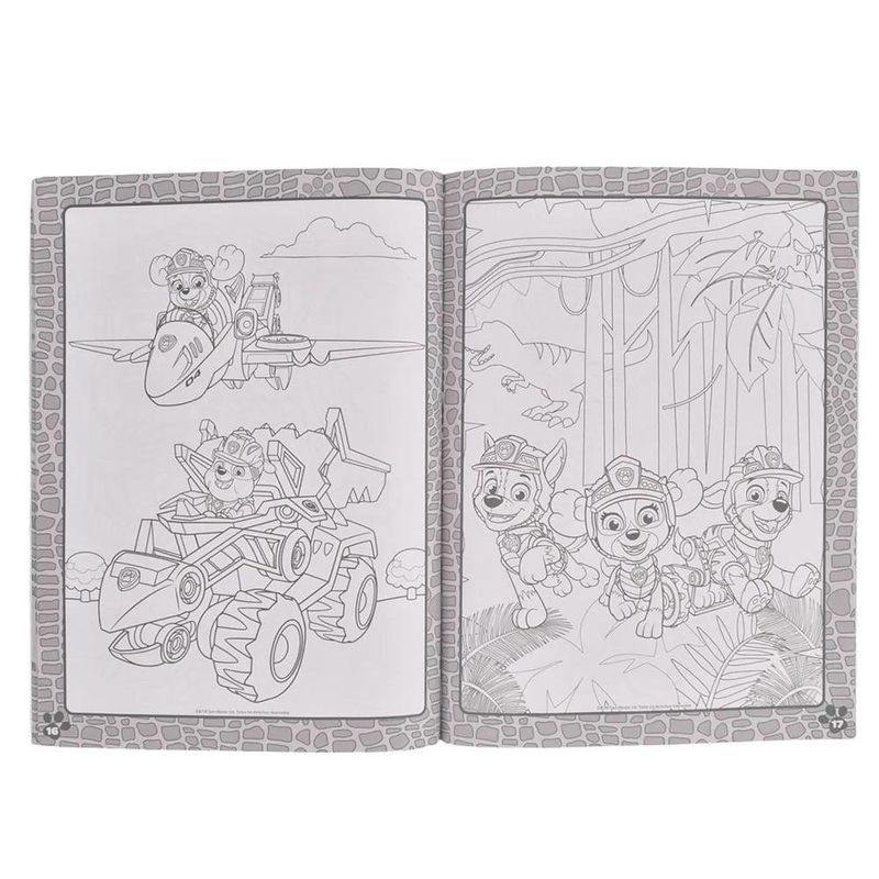 Libro para Pintar Soy Cool Coloreando Paw Patrol Dino Rescue