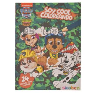Libro para Pintar Soy Cool Coloreando Paw Patrol Dino Rescue