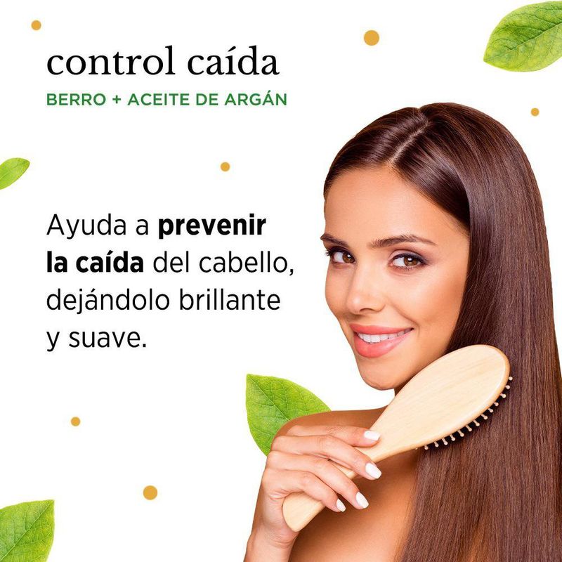 Shampoo Control Caída con Berro y Aceite de Argán