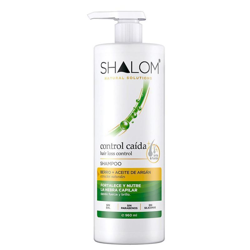 Shampoo Control Caída con Berro y Aceite de Argán