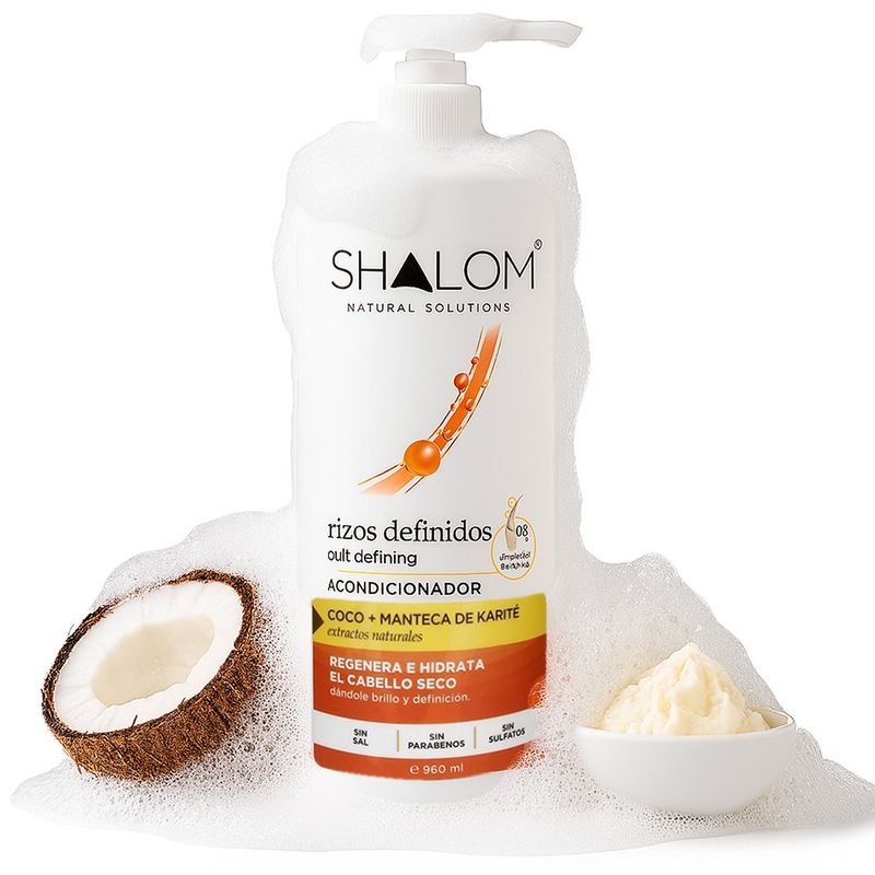 Acondicionador Rizos Definidos con Coco y Manteca de Karité