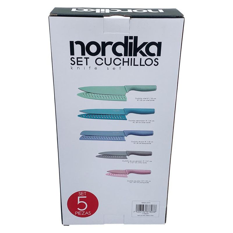 Set de Cuchillos Colores Pastel