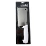 Hachuela de Acero Inoxidable con Mango Blanco