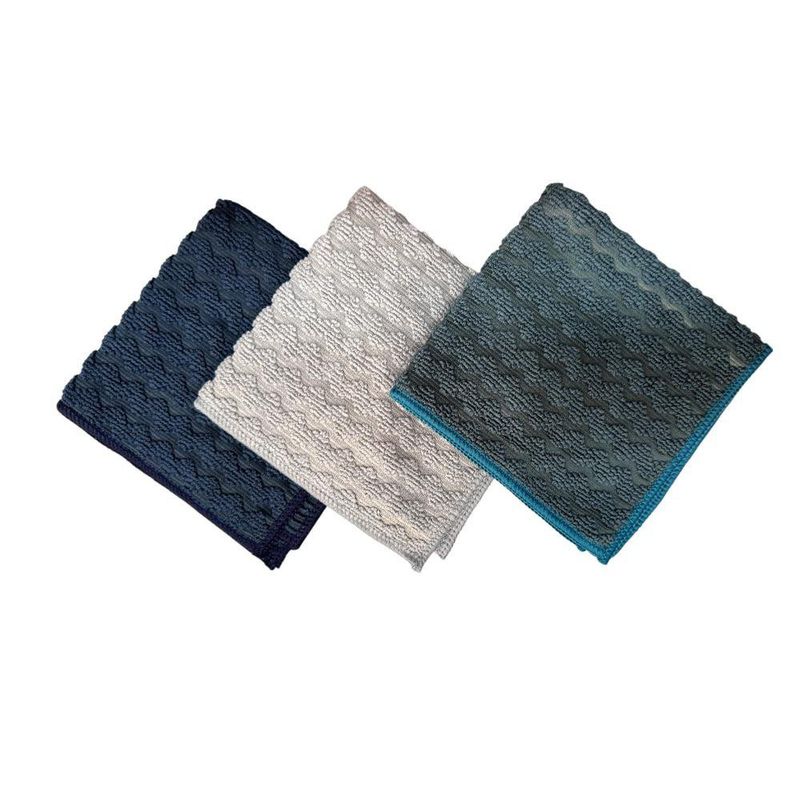 Paños de Microfibra 3 Pzas Multicolor