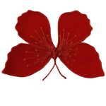 Mariposa Decorativa de Tela Bordada