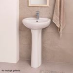 Lavamanos Confort con Pedestal Blanco Brillante