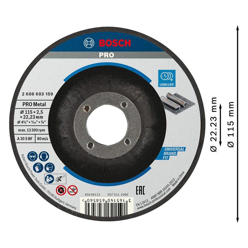 Disco de Corte para Metal 4.5 x 1 mm