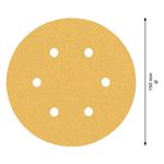 Lija de Disco Expert 6 Plg Grano 80