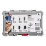 Set de 6 Fresas para Metal 1/4 Plg Rectas