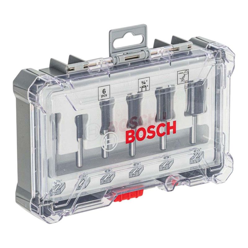 Set de 6 Fresas para Metal 1/4 Plg Rectas