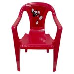 Silla Infantil Plástica Roja Mickey Mouse