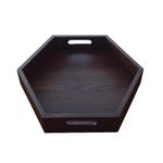 Bandeja Hexagonal de Madera