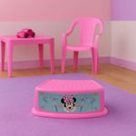 Banco Infantil Plástico Antideslizante Minnie Mouse
