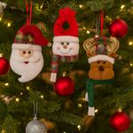 Figura Decorativa Navideña para Puerta 30 cm Diseños Surtidos