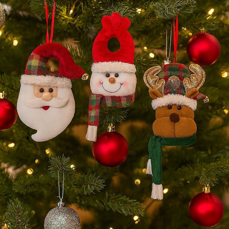 Figura Decorativa Navideña para Puerta 30 cm Diseños Surtidos