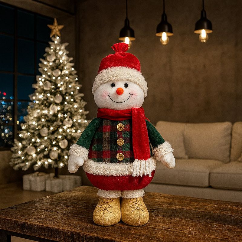 Muñeco Decorativo Frosty con Chaleco