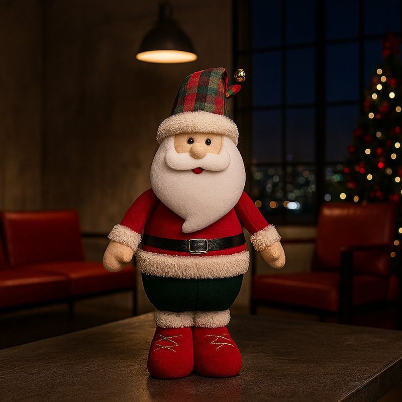 Muñeco Decorativo de Santa Clos con Gorro