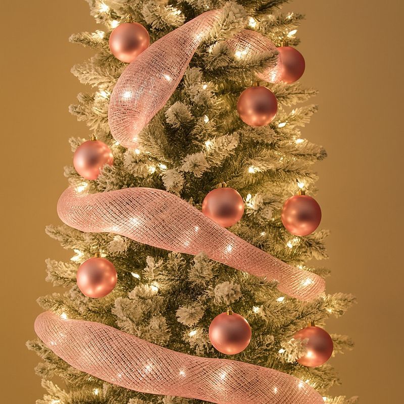 Malla Decorativa Rosada