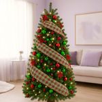 Malla Decorativa Navideña Rojo/Verde