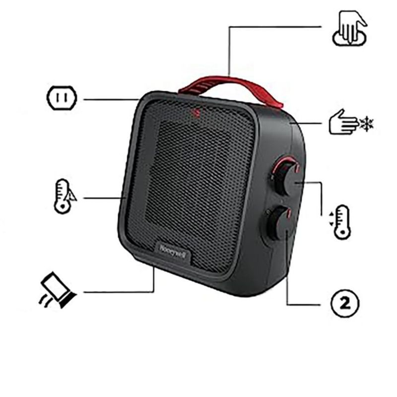 Calefactor Cerámico Retro Cuadrado