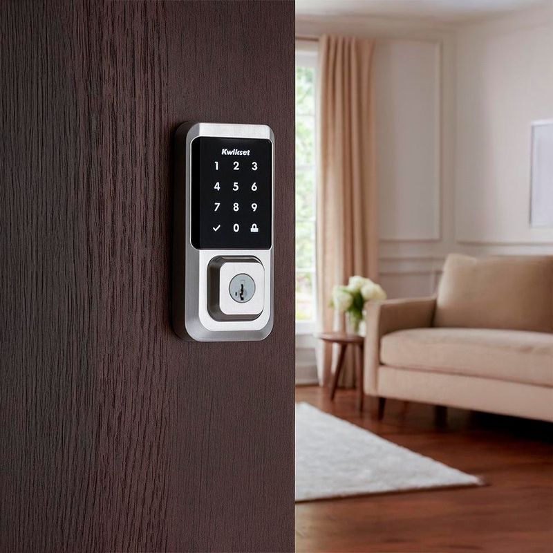 Cerrojo Electrónico Código y Llave Nickel Halo