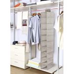 Organizador 10 Divisiones 15X30X127 Cm Beige - Elements