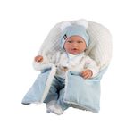 Muñeco Reborn Adri con Chupón y Manta