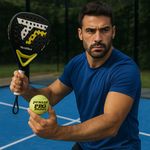 Bote de 3 Pelotas de Pádel Dunlop Pro Padel Tournament Quality Color Amarillo