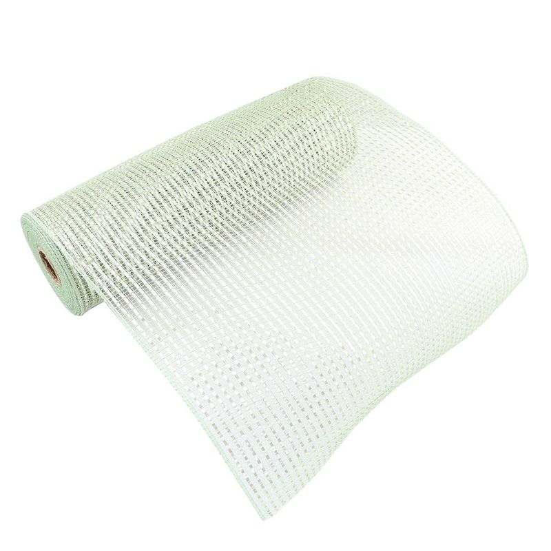 Malla Decorativa Navideña de 10.5 plg x 10 yardas Color Dorado