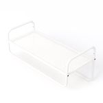 Repisa de Plástico con Colgador Blanca