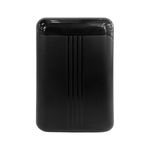 Power Bank Portátil con Doble Puerto USB Negro de 3600 mAh