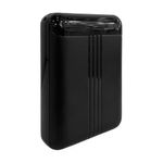 Power Bank Portátil con Doble Puerto USB Negro de 3600 mAh