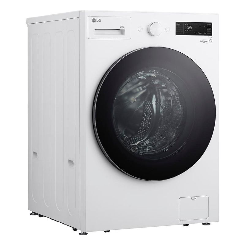 Lavadora frontal con vapor y control inteligente ThinQ 45 lbs